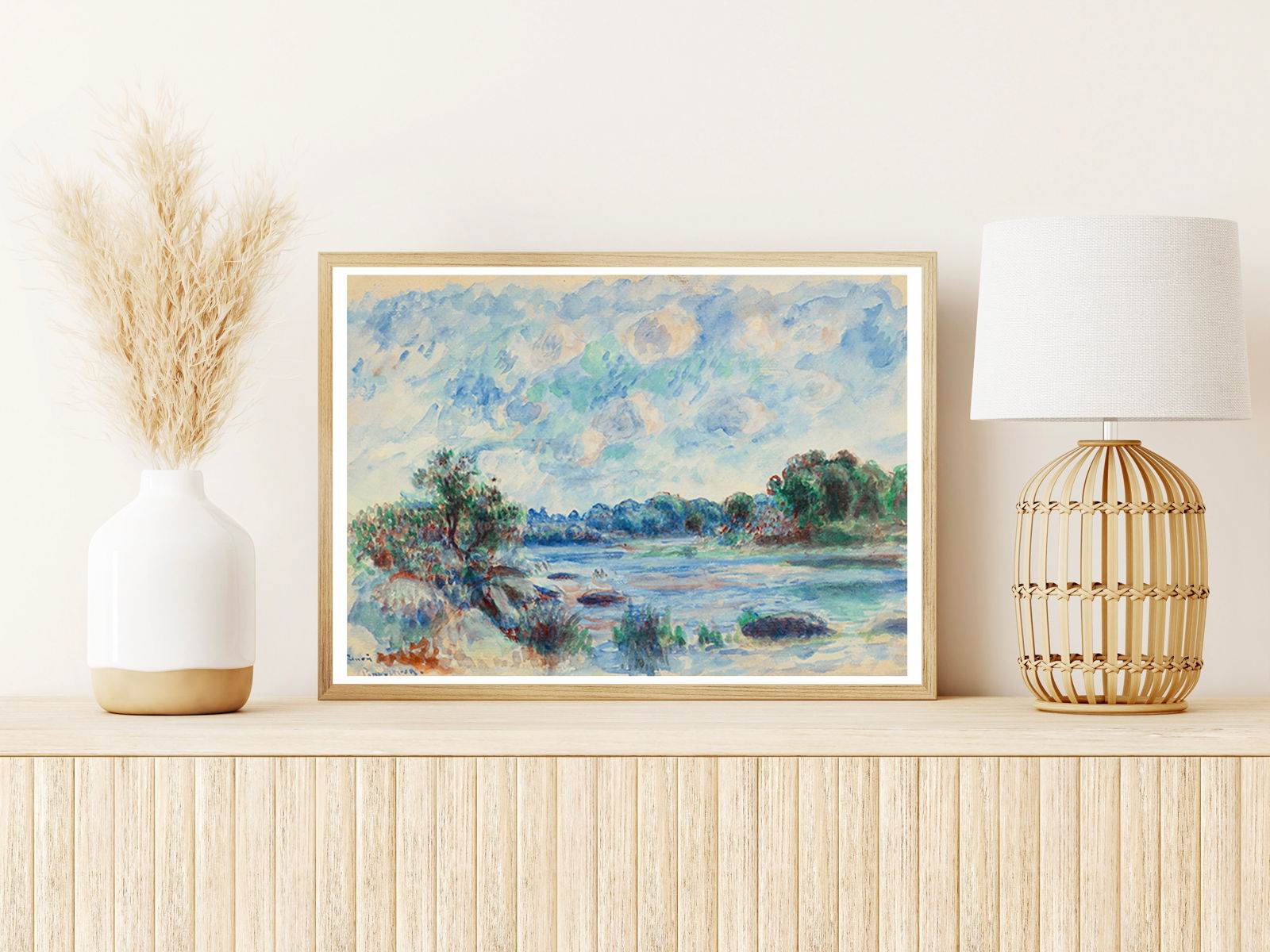 Auguste Renoir - Landscape at Pont-Aven - Hakyarts