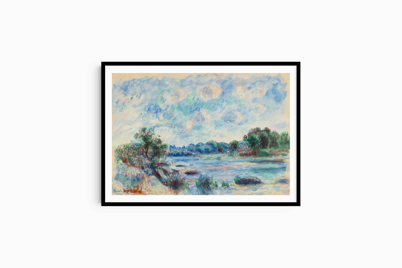 Auguste Renoir - Landscape at Pont-Aven - Hakyarts