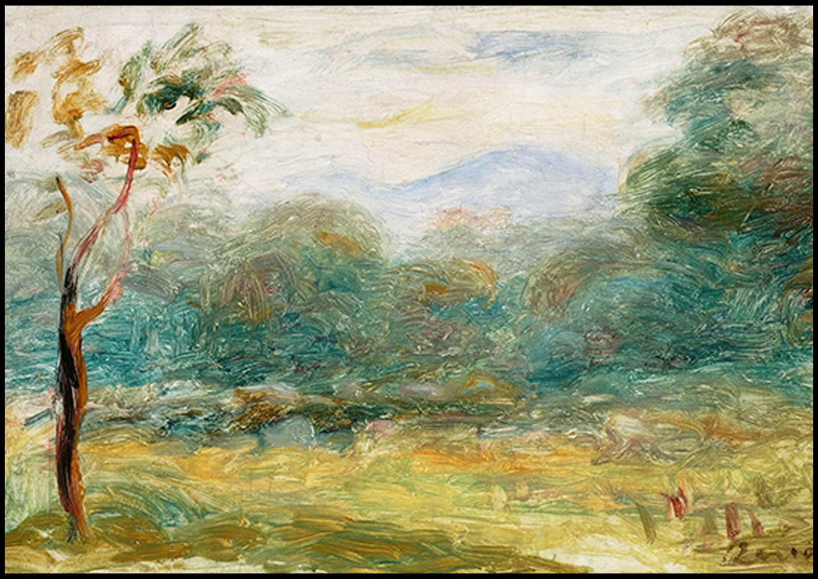 Auguste Renoir - Landscape from the South of France 'Cagnes-sur-Mer - Hakyarts
