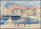 Auguste Renoir - Le Port de Saint-Tropez - Hakyarts