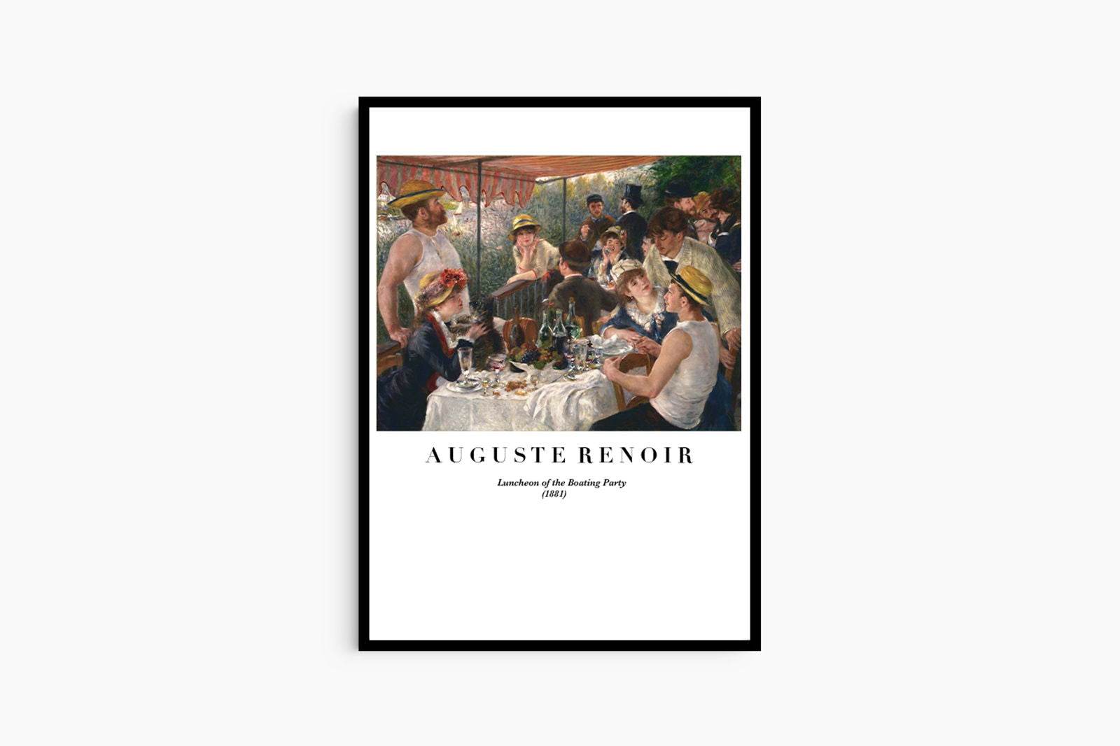 Auguste Renoir - Luncheon of the Boating Party Poster - Hakyarts