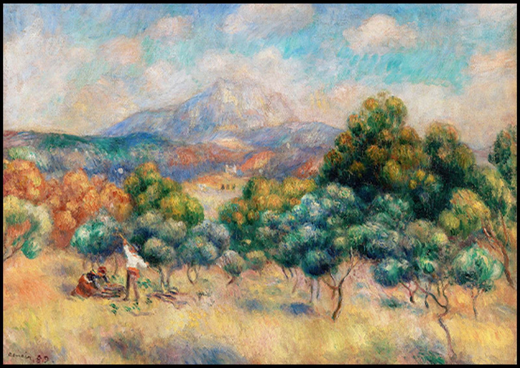 Auguste Renoir - Montagne Sainte-Victoire - Hakyarts