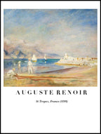 Auguste Renoir - St Tropez, France Poster