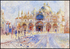 Auguste Renoir - The Piazza San Marco Venice - Hakyarts