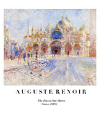Auguste Renoir - The Piazza San Marco, Venice Poster