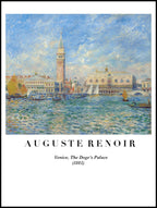 Auguste Renoir - Venice, The Doge's Palace Poster - Hakyarts