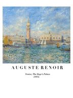 Auguste Renoir - Venice, The Doge's Palace Poster - Hakyarts