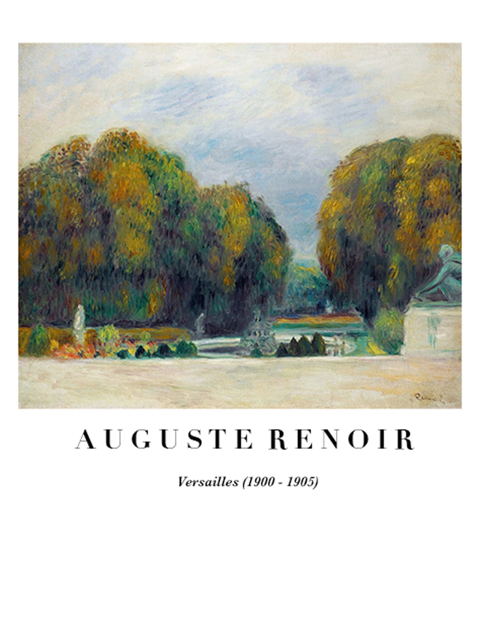Auguste Renoir - Versailles Poster