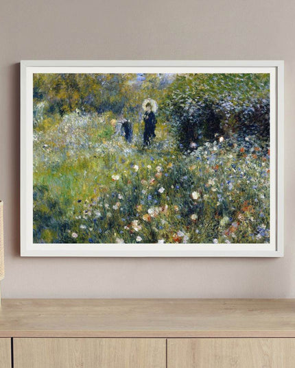 Auguste Renoir - Woman with a Parasol in a Garden - Hakyarts