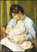 Auguster Renoir - A Woman Nursing a Child - Hakyarts