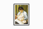 Auguster Renoir - A Woman Nursing a Child - Hakyarts