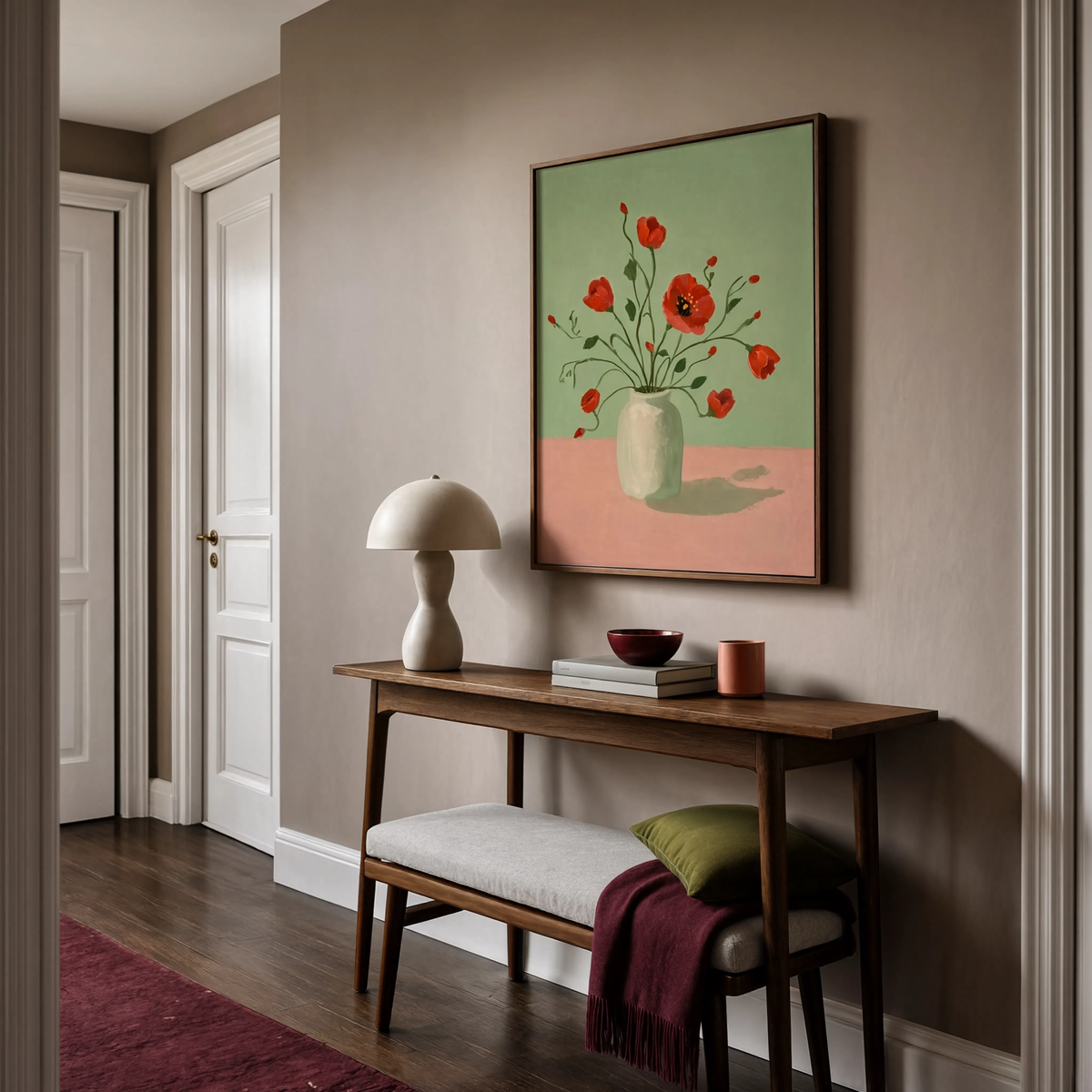 Loose Watercolor Florals II | Contemporary Floral Wall Art Print