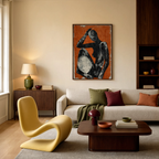 Terracotta New Figure Variation | Contemporary Figurative Wall Art Print
