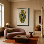 Ceramic Series Botanical II | Contemporary Botanical Art Print