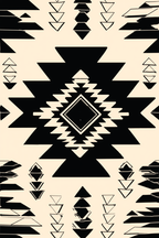 Traditional Aztec Inspired Art Print
