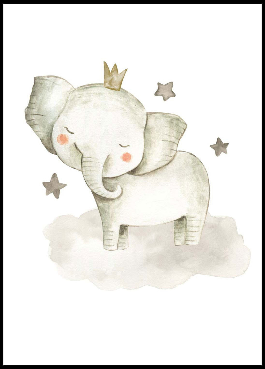 Baby Elephant Poster