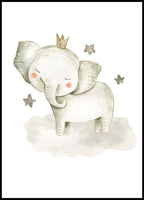 Baby Elephant Poster