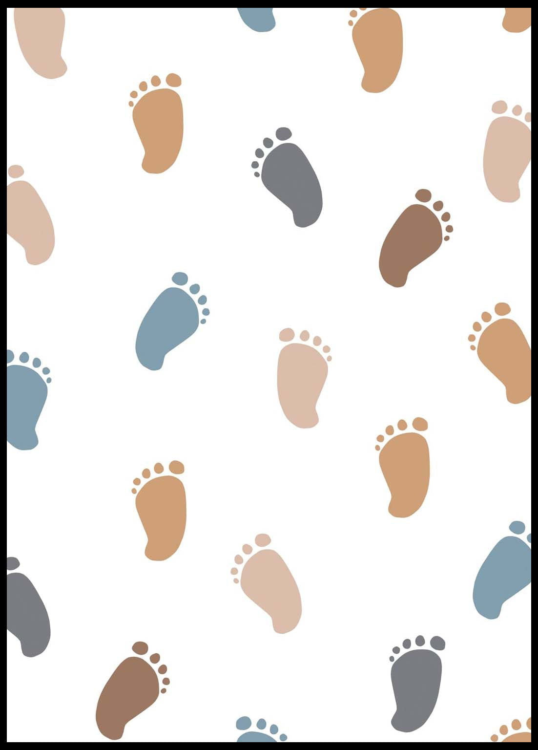 Baby Footprints Poster