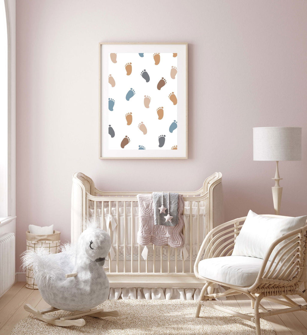 Baby Footprints Poster