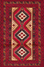 Baluchi Rug Variation IV | Orientalist Rug Art Print