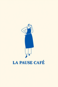 La Pause Café – Minimalist Wall Art Print