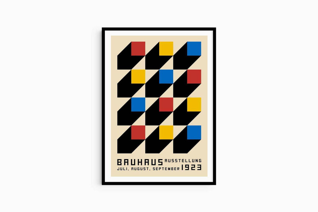 Bauhaus Ausstellung 1923 No 1 Poster - Hakyarts