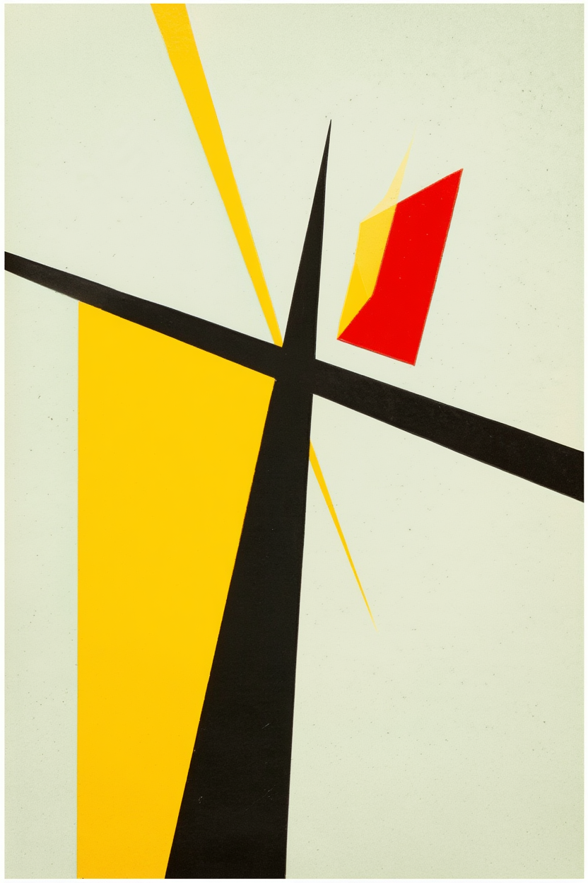 El Lissitzky – 3 Geometric Modernist Prints | Abstract Art Collection