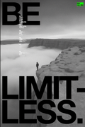 Be Limitless – Street Style Motivational Poster – Modern Urban Art Print