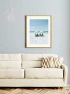 Beach Parasols Poster - Hakyarts