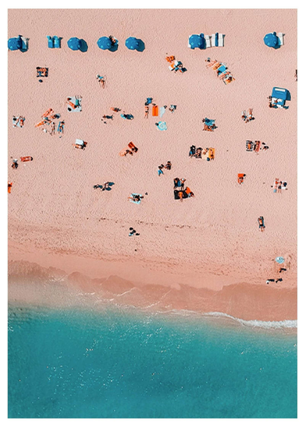 Beachgoers Poster - Hakyarts