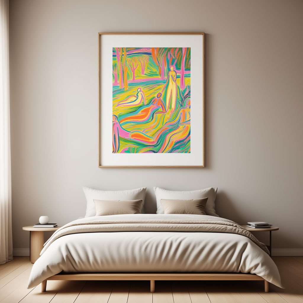 Joy of Living – Matisse Inspired Fauvist Wall Art Print