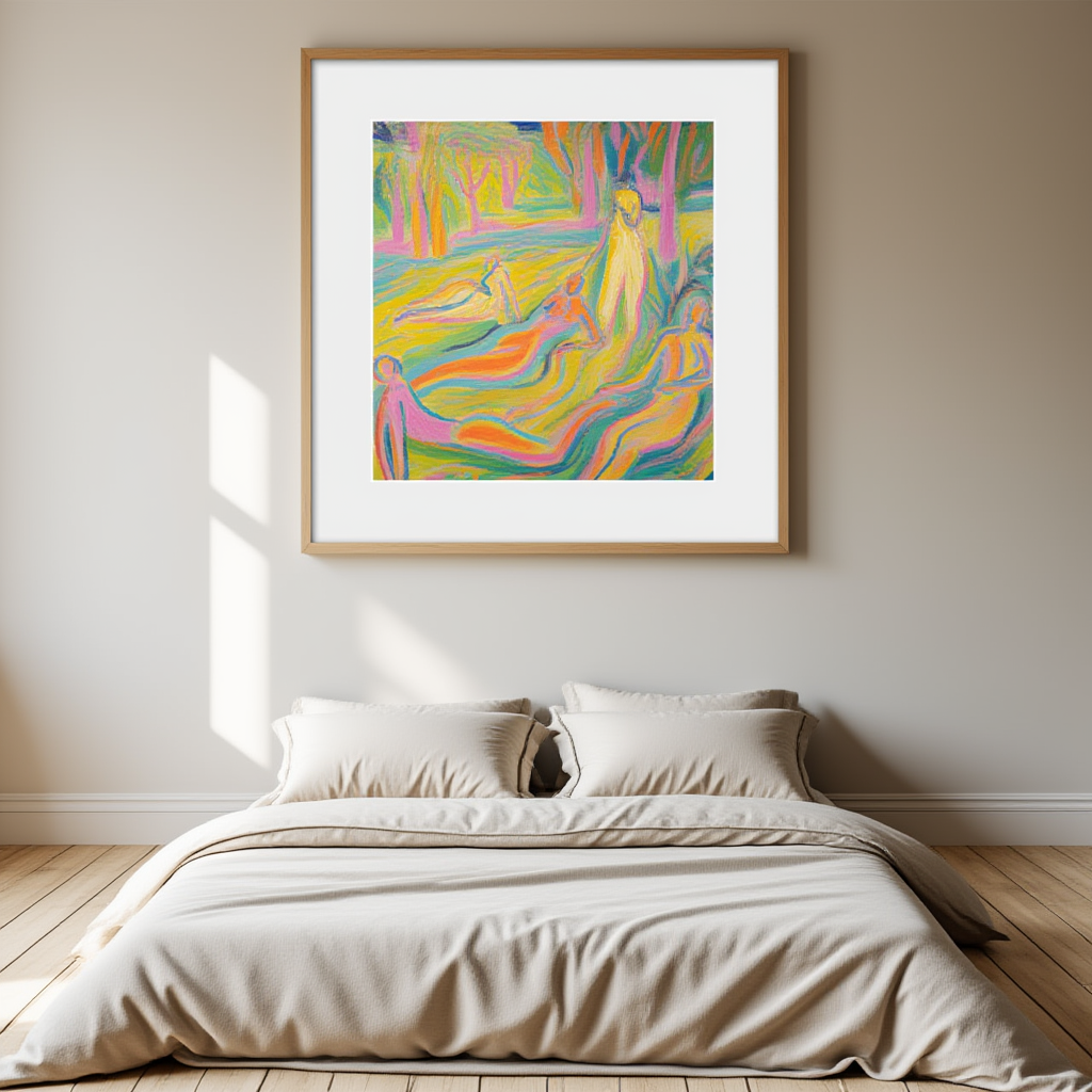 Joy of Living – Matisse Inspired Fauvist Wall Art Print