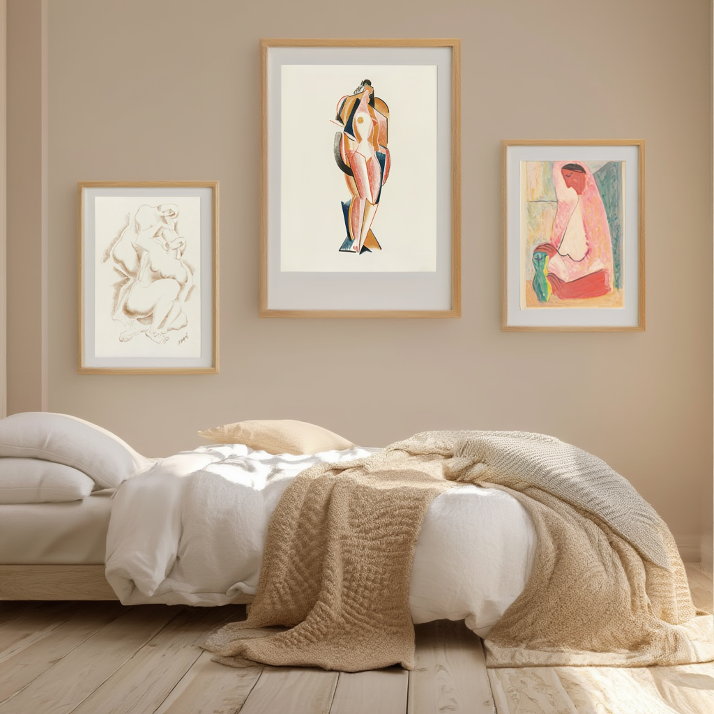 Mikuláš Galanda & Rodin – Bundle of 3 Abstract Art Prints