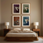Set of 4 Still Life Art Prints – Classic and Contemporary Home Décor