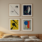 László Moholy-Nagy – 4 Prints | Modernist Bauhaus Art Collection