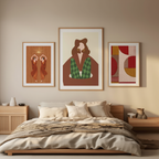 Bundle of 4 Mixed-Size Art Prints – Modern & Contemporary Wall Art Collection - Hakyarts