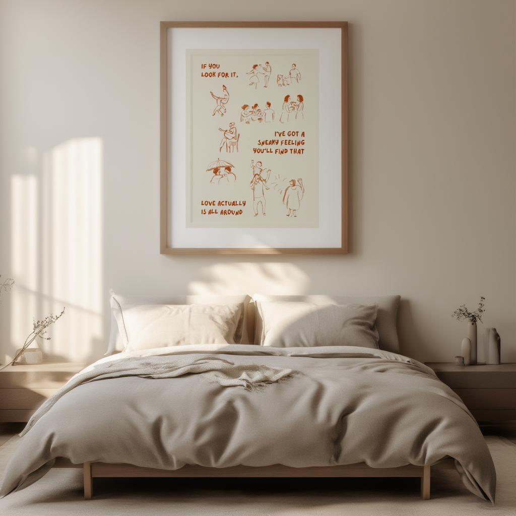 Love Actually – Minimalist Wall Art Print