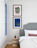 Set of 2 Le Jardin Secret No. 3 & Hilma af Klint Primordial Chaos, No. 16 Prints | Botanical Abstract Wall Art Set