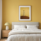 Robed Figure with Lantern | Contemporary Figurative Wall Art Print