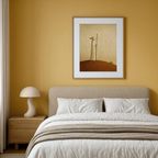 Robed Figure with Lantern | Contemporary Figurative Wall Art Print
