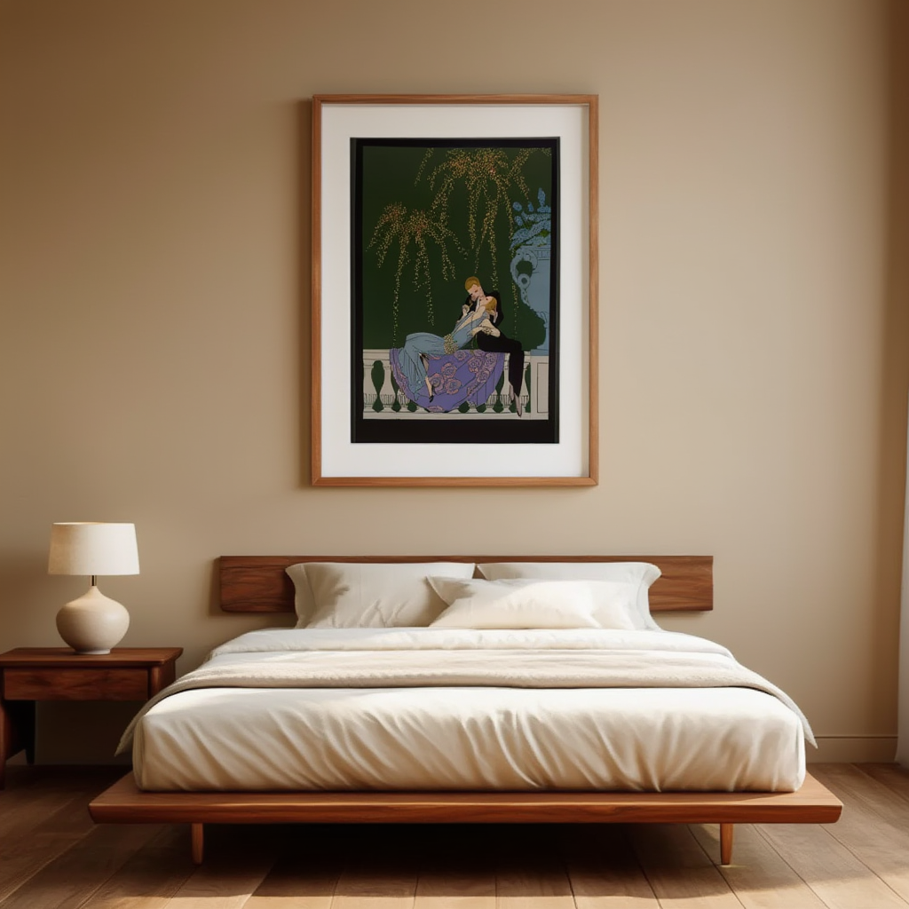 Georges Barbier – Le Feu – Art Deco Fashion Illustration Print