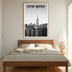 New York Skyline – Cityscape Art Print | Minimalist Wall Décor