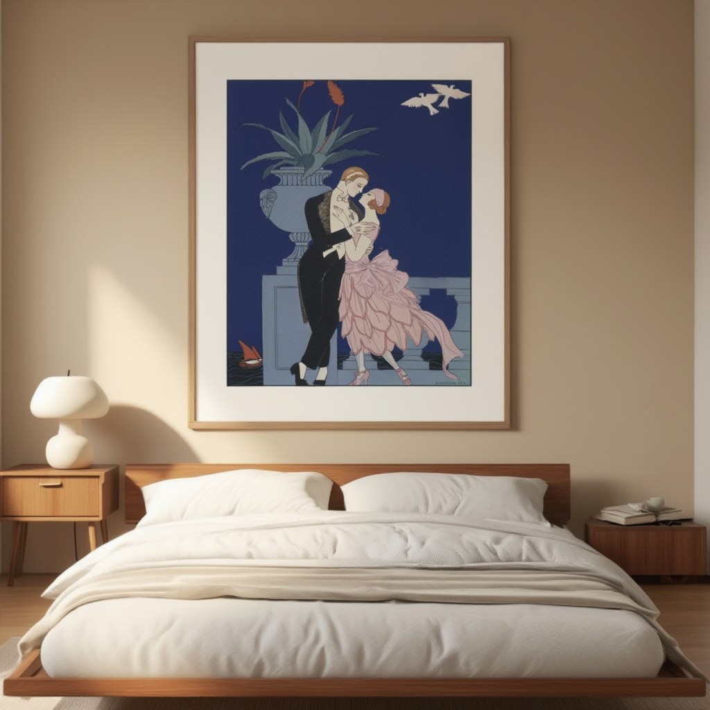 Georges Barbier – Oui – Art Deco Fashion Illustration Print