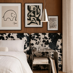 Set of 3 Wall Art Prints – Shadowed Foliage, Picasso Elephant II & Graceful Presence Collection