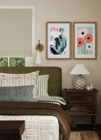 Set of 2 Wall Art Prints | Blush Poppy & Vogue Paris Opening Night Cover