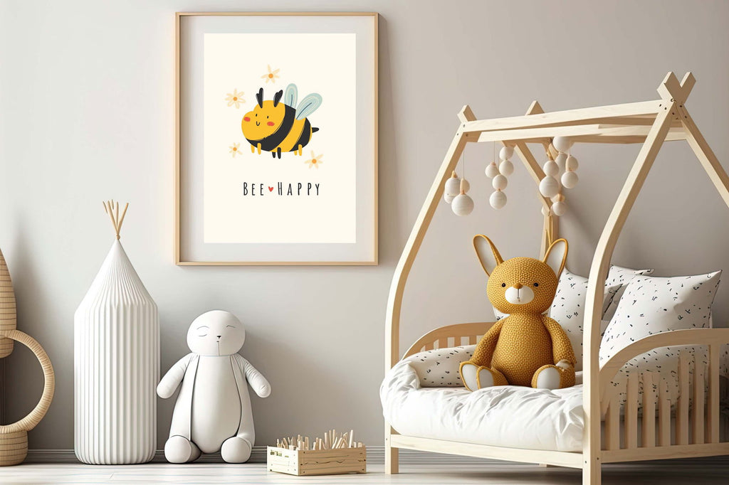 Bee Happy Poster