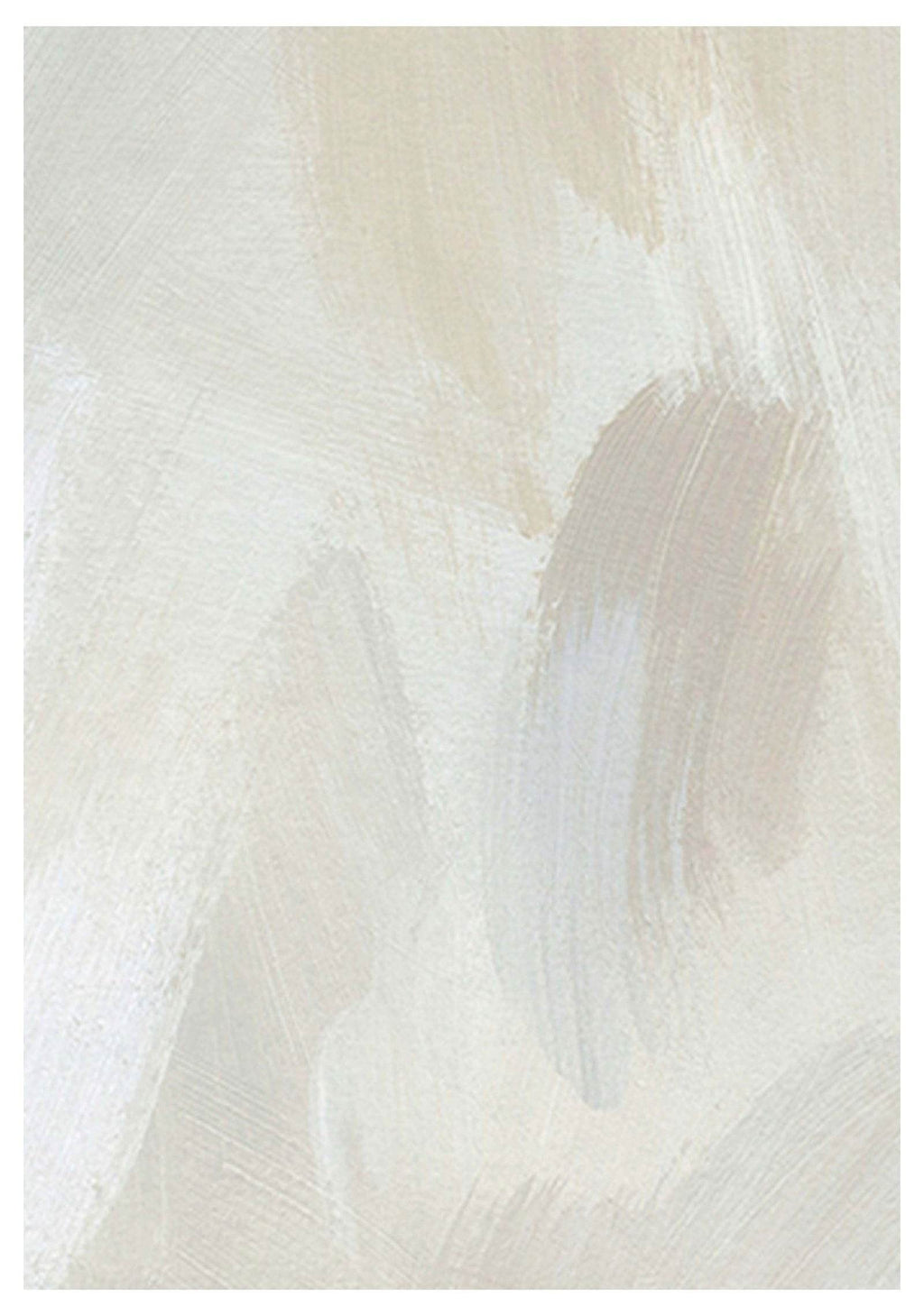 Beige Brush Stroke No 2 Poster - Hakyarts