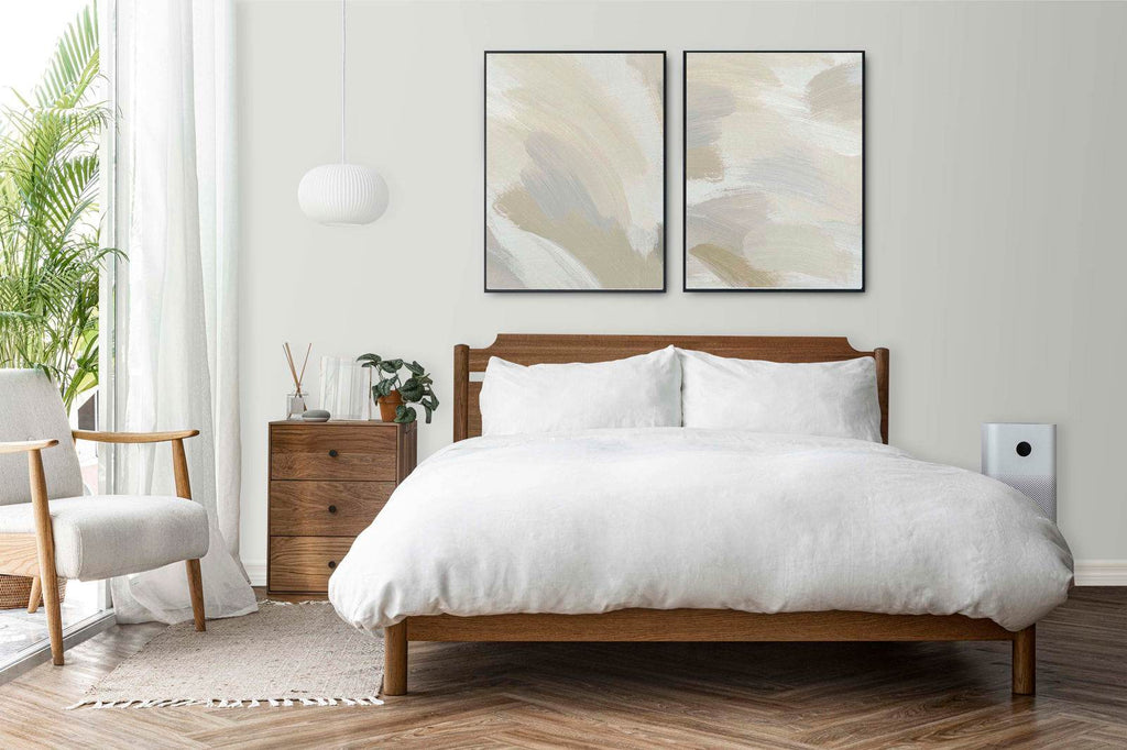 Beige Brush Stroke No 3 Poster - Hakyarts