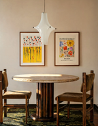 Set of 2 Floral & Nature-Inspired Art Prints – Paris Flower Market & Golden Meadow Gallery Set