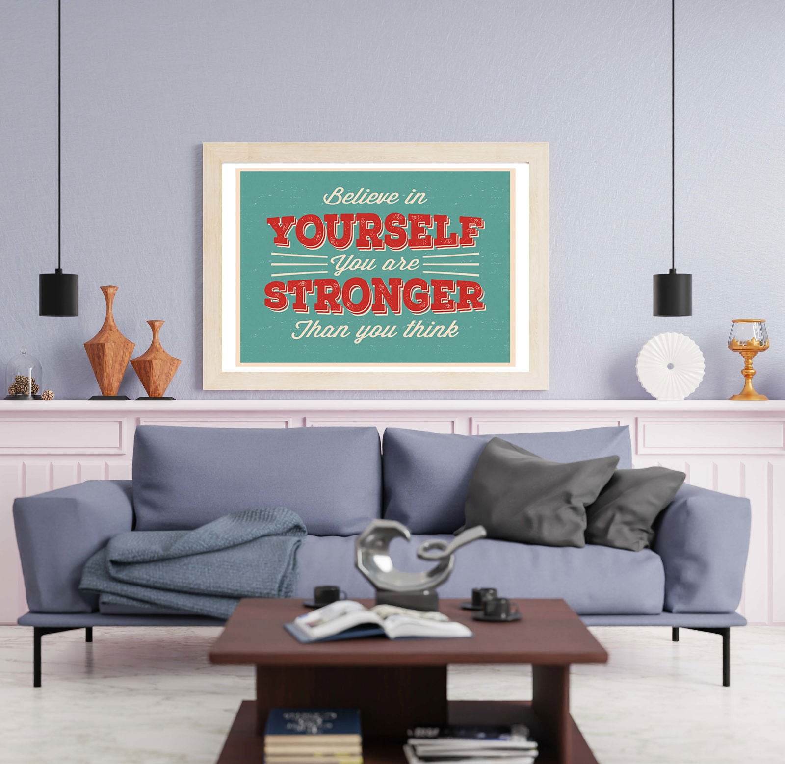 Believe In Yourself You Are Stronger Than You Think Poster - Hakyarts